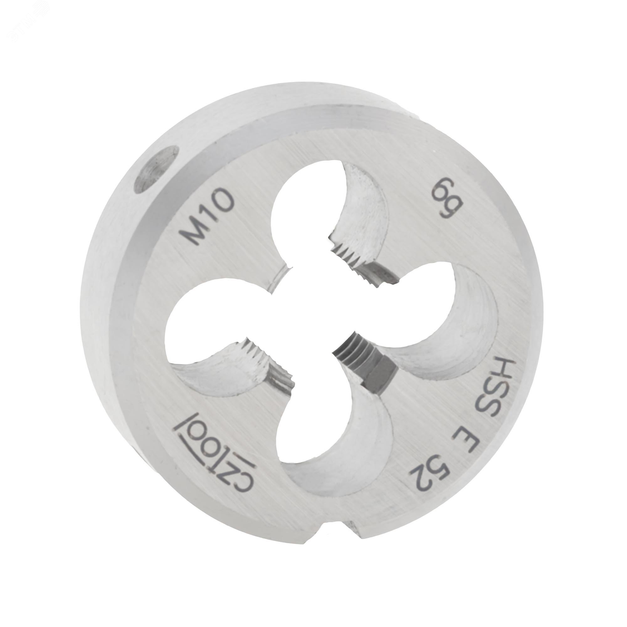 Изображение товара Плашка М10х1,5 HSSE DIN22568 6g 30х11мм (шт)