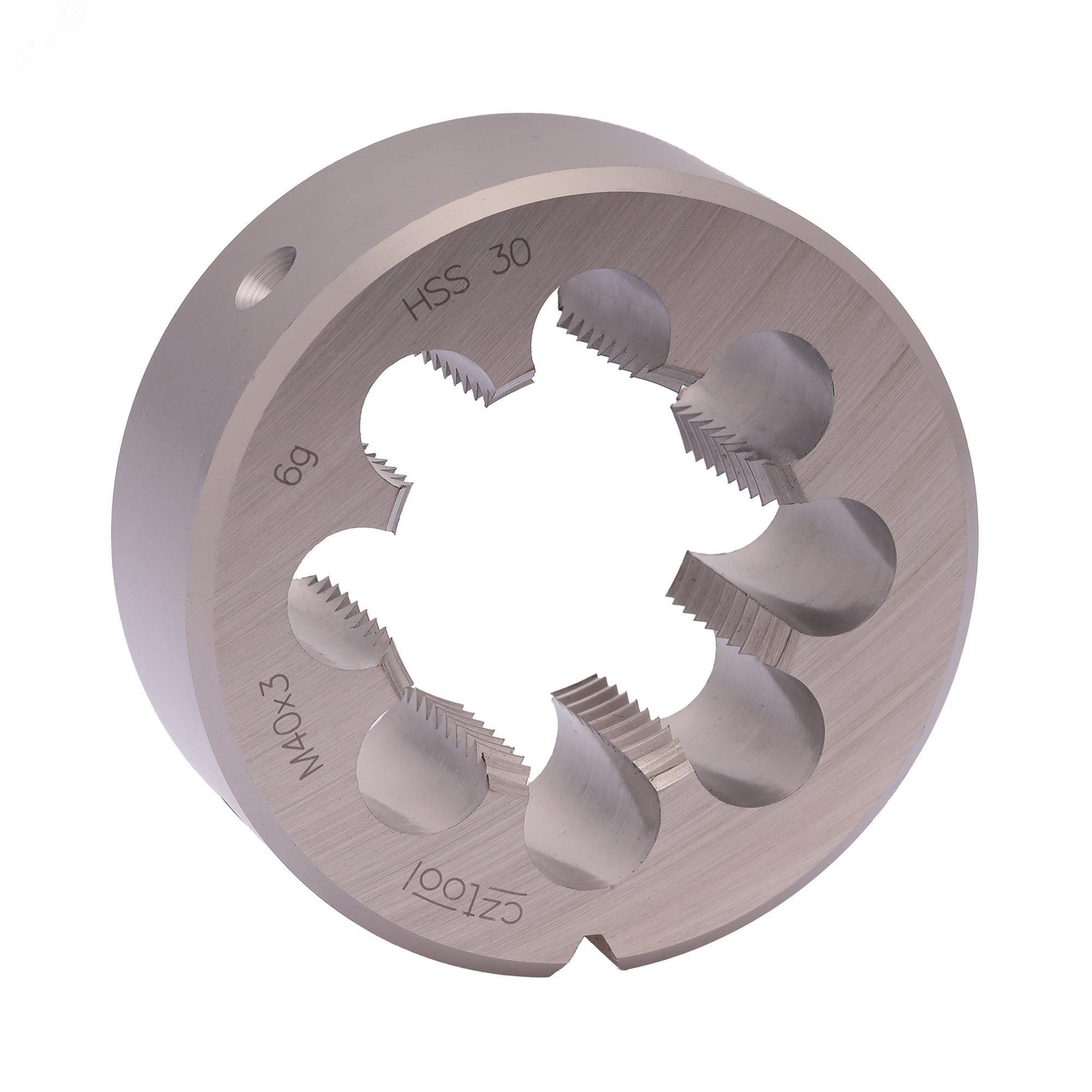 Изображение товара Плашка М40х3,0 HSS DIN22568 75х20мм для нарезания резьбы металлов