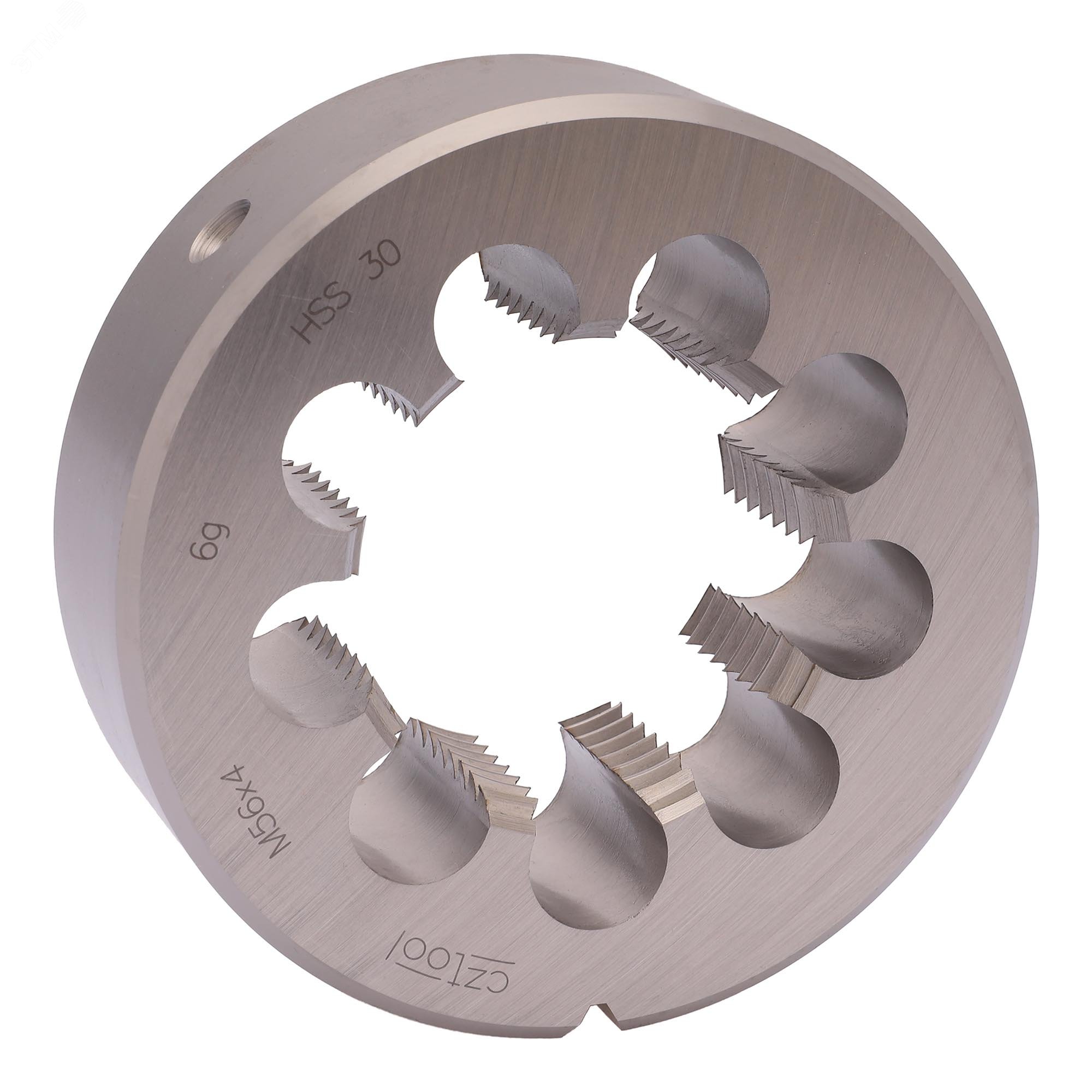 Изображение товара Плашка М56х4, 0 HSS DIN22568 6g 105х36мм - нарезание метрической резьбы из быстрорежущей стали