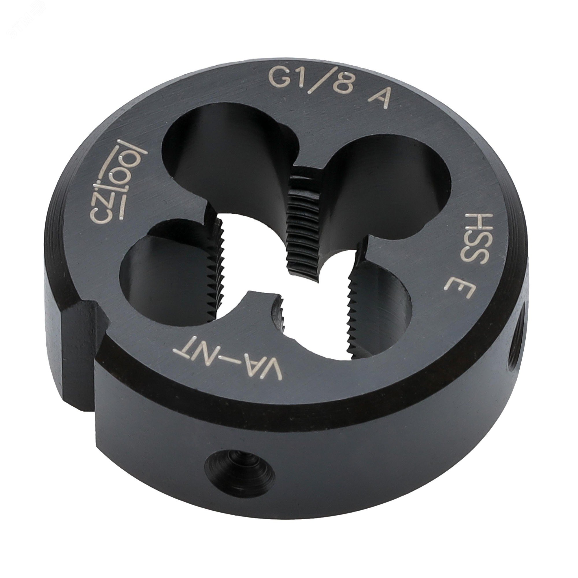 Изображение товара Плашка трубная G 1/8"-28 HSSE-VA-NT DIN24231A 30x11мм для нарезания резьбы из стали и металлов