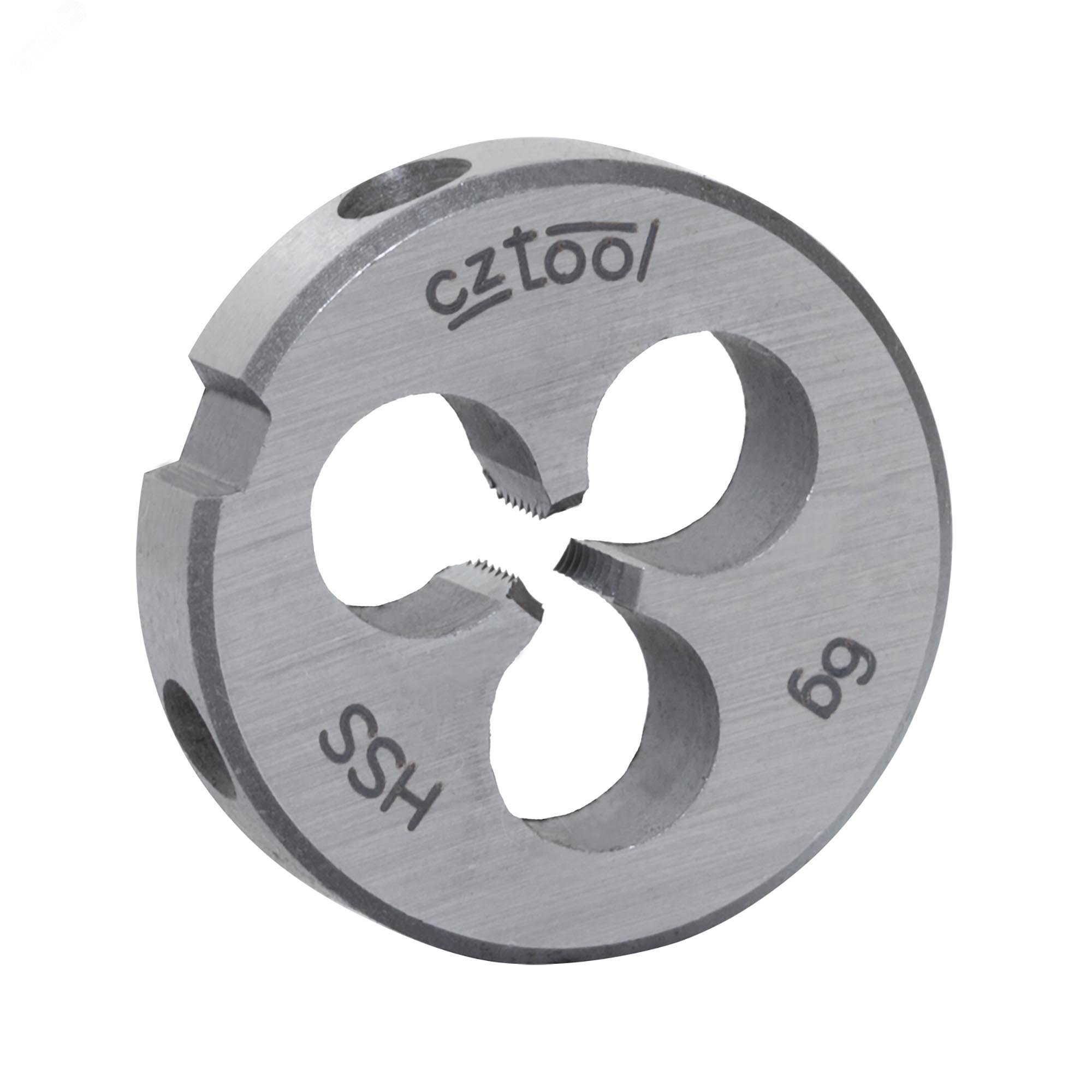 Изображение товара Плашка М3х0,35 DINEN22568 HSS 20мм для точной нарезки резьбы