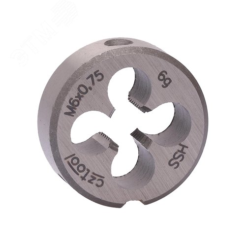 Изображение товара Плашка М6х0,75 HSS DIN22568 6g 20х7мм (шт)