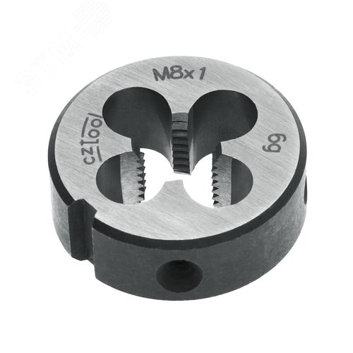 Изображение товара Плашка М8х1,0 115CrV3 DIN22568 6g 25х9мм (шт)