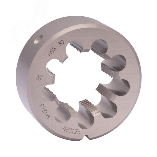 Изображение товара Плашка М42х3,0 HSS DIN22568 6g 75х30мм (шт)