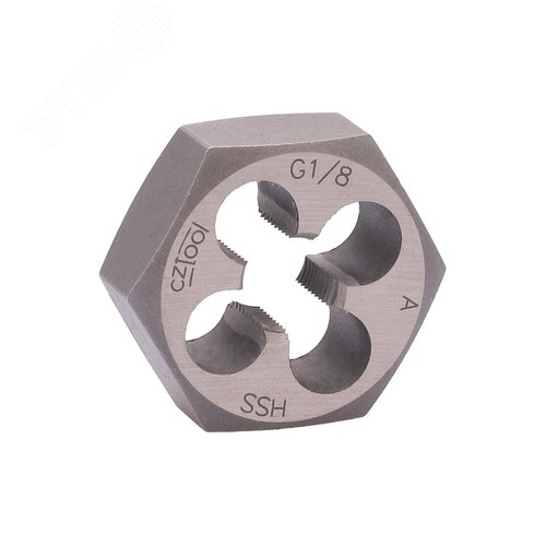 Изображение товара "Плашка трубная G 1/8""-28 HSS DIN382A 27x11мм " (шт)