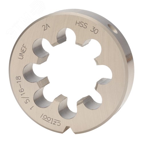Изображение товара "Плашка дюймовая UNEF 1,5/16""-18 HSS DIN22568 2A 75x20мм " (шт)