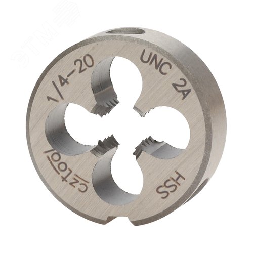 Изображение товара "Плашка дюймовая UNC 1/4""-20 HSS DIN22568 2A 20x7мм " (шт)