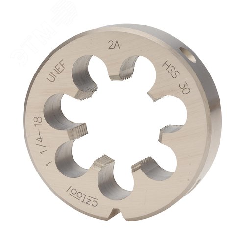 Изображение товара "Плашка дюймовая UNEF 1,1/4""-18 HSS DIN22568 2A 65x18мм " (шт)