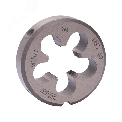 Изображение товара Плашка М15х1,0 HSS DIN22568 6g 38х10мм (шт)