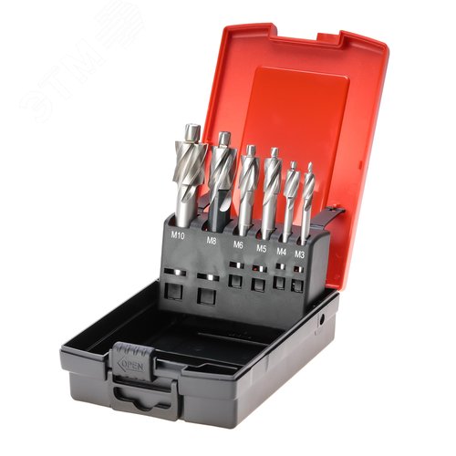 Изображение товара Набор цековок М3-M10 DIN373 ZV1 HSSE-Co5 6шт (набор)