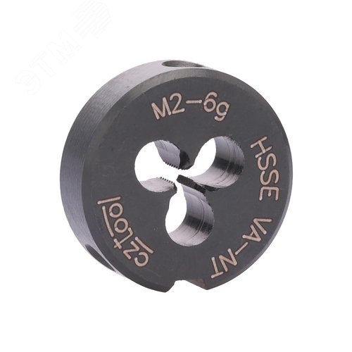 Изображение товара Плашка М2х0,4 HSSE-VA-NT DIN22568 6g 16х5мм (шт)