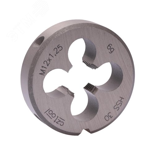 Изображение товара Плашка М12х1,25 HSS DIN22568 6g 38х10мм (шт)