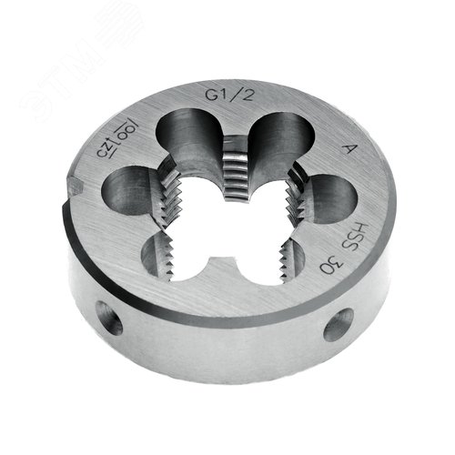 Изображение товара "Плашка трубная G 1/2""-14 HSS DIN24231A 45x14мм " (шт)