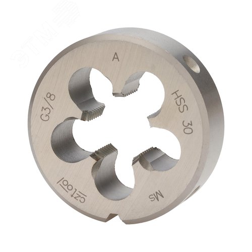 Изображение товара "Плашка трубная G 3/8""-19 HSS DIN24231A 45x14мм " (шт)