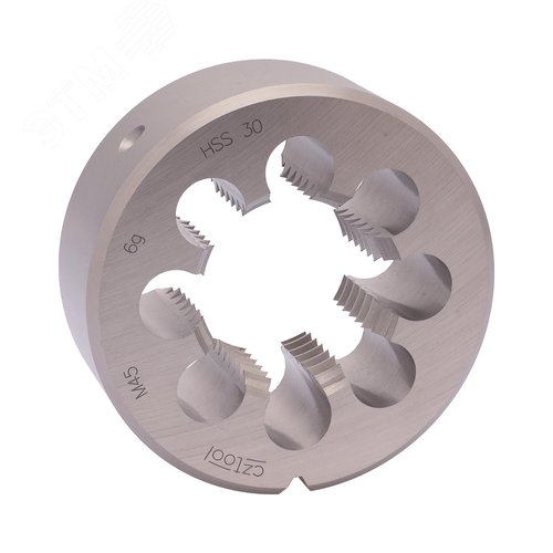 Изображение товара Плашка М45х4,5 HSS DIN22568 6g 90х36мм (шт)