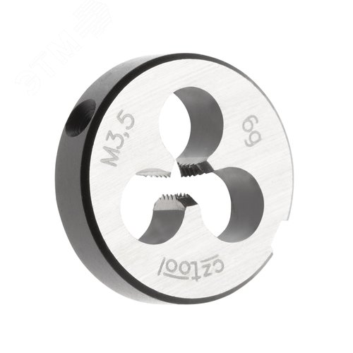 Изображение товара Плашка М3,5х0,6 115CrV3 DIN22568 6g 20х5мм (шт)