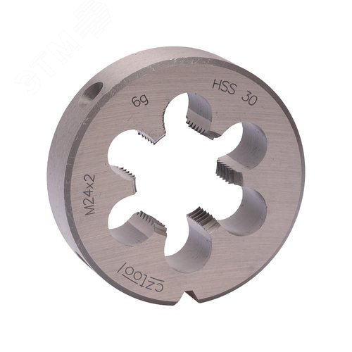 Изображение товара Плашка М24х2,0 HSS DIN22568 6g 55х16мм (шт)
