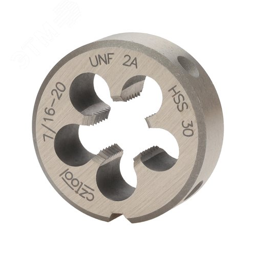 Изображение товара "Плашка дюймовая UNF 7/16""-20 HSS DIN22568 2A 30x11мм " (шт)