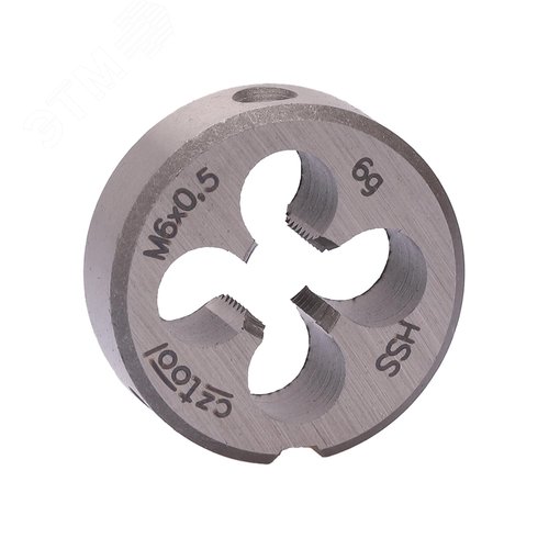 Изображение товара Плашка М6х0,5 HSS DIN22568 6g 20х7мм (шт)