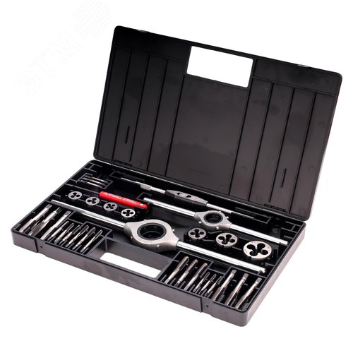 Изображение товара Набор метчиков и плашек M3-M12 115CrV3 34пр (набор)