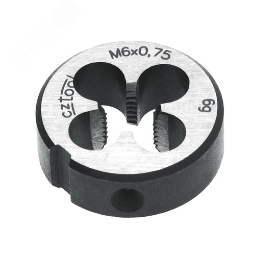 Изображение товара Плашка М6х0,75 115CrV3 DIN22568 6g 20х7мм (шт)