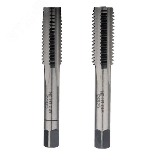 Изображение товара Набор левых метчиков 2шт М10х1,5 115CrV3 (шт)