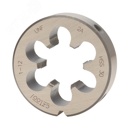 Изображение товара "Плашка дюймовая UNF 1,0""-12 HSS DIN22568 2A 55x16мм " (шт)