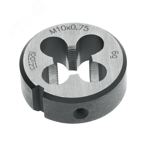 Изображение товара Плашка М10х0,75 115CrV3 DIN22568 6g 30х11мм (шт)
