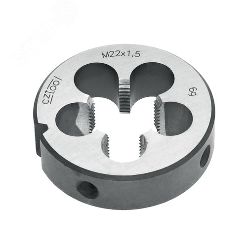 Изображение товара Плашка М22х1,5 115CrV3 DIN22568 6g 55х16мм (шт)