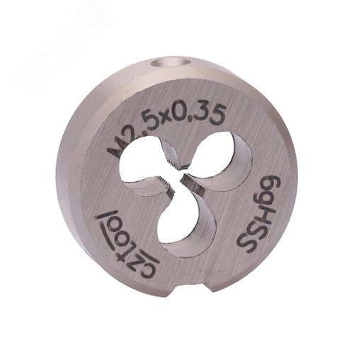 Изображение товара Плашка М2,5х0,35 HSS DIN22568 6g 16х5мм (шт)