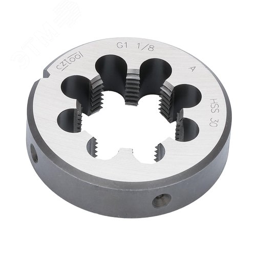 Изображение товара "Плашка трубная G 1,1/8""-11 HSS DIN24231A 75x20мм " (шт)