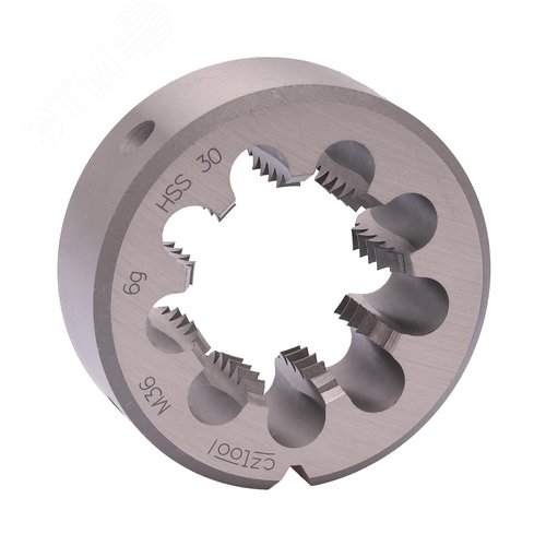 Изображение товара Плашка М36х4,0 HSS DIN22568 6g 65х25мм (шт)