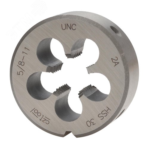 Изображение товара "Плашка дюймовая UNC 5/8""-11 HSS DIN22568 2A 45x18мм " (шт)