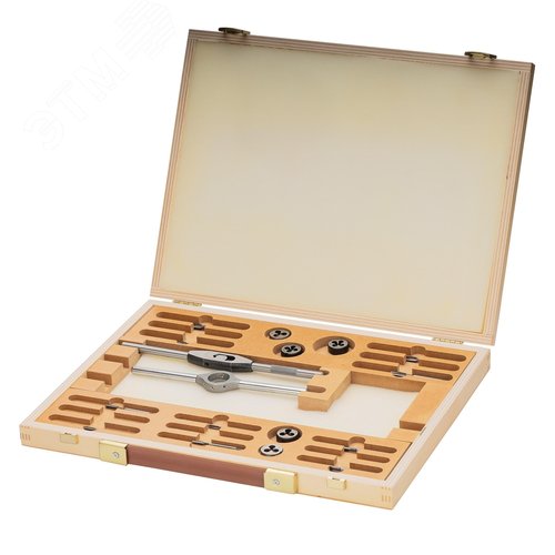 Изображение товара Набор метчиков и плашек UNF №5-№12 115CrV3 17пр (набор)