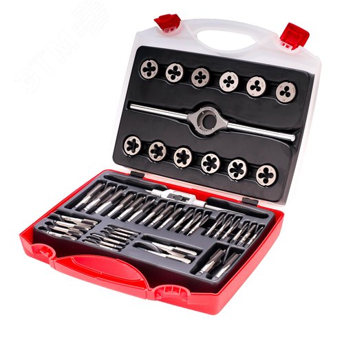 Изображение товара Набор метчиков и плашек MF3-MF12 115CrV3 46пр (набор)