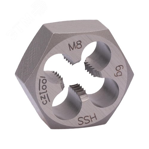 Изображение товара Плашка М8х1,25 HSS DIN 382 6g 21х9мм (шт)