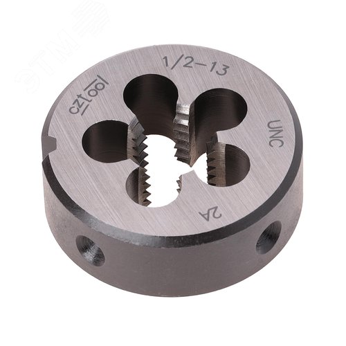 Изображение товара "Плашка дюймовая UNF 1/2""-20 115CrV3 DIN22568 2A 38x10мм " (шт)