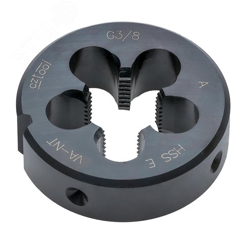 Изображение товара "Плашка трубная G 3/8""-19 HSSE-VA-NT DIN24231A 45x14мм " (шт)