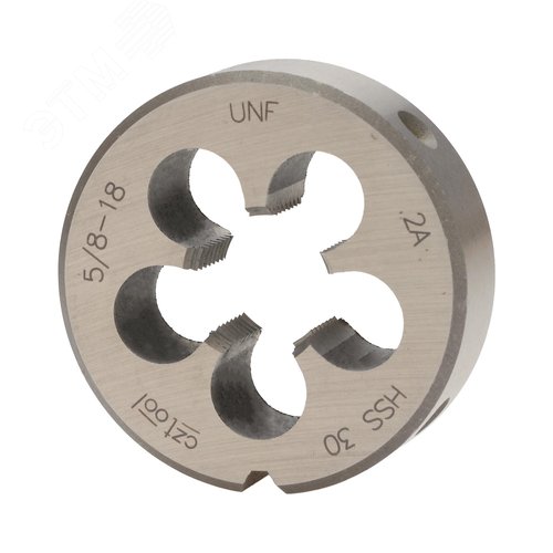Изображение товара "Плашка дюймовая UNF 5/8""-18 HSS DIN22568 2A 45x14мм " (шт)
