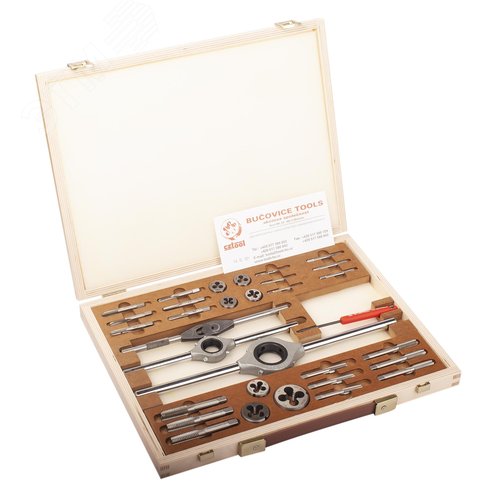 Изображение товара Набор метчиков и плашек M3-M12 HSS 34пр (набор)