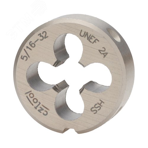 Изображение товара "Плашка дюймовая UNEF 5/16""-32 HSS DIN22568 2A 25x9мм " (шт)
