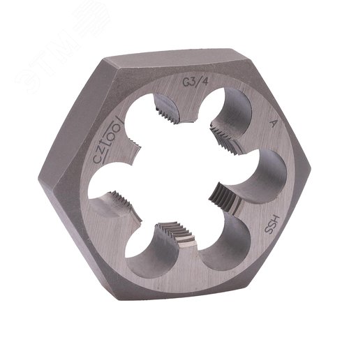 Изображение товара "Плашка трубная G 3/4""-14 HSS DIN382A 50x16мм " (шт)