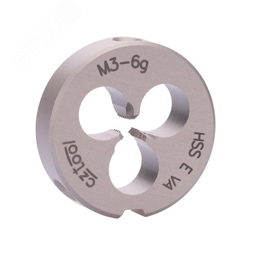 Изображение товара Плашка М3х0,5 HSSE-VA DIN22568 6g 20х5мм (шт)