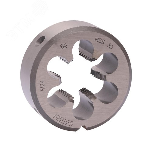 Изображение товара Плашка М24х3,0 HSS DIN22568 6g 55х22мм (шт)