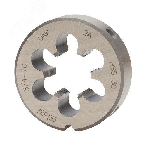 Изображение товара "Плашка дюймовая UNF 3/4""-16 HSS DIN22568 2A 45x14мм " (шт)