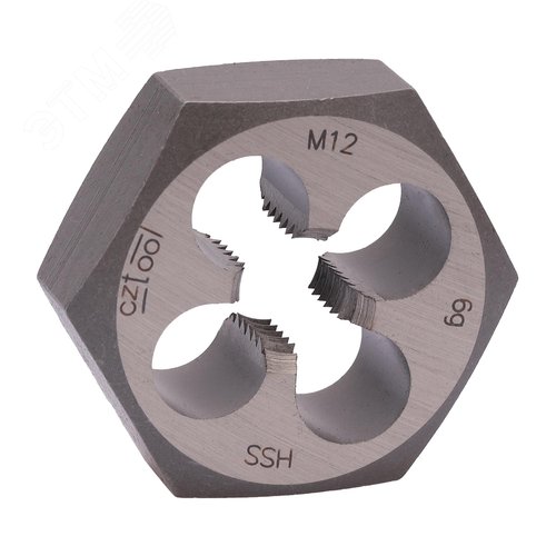 Изображение товара Плашка М12х1,75 HSS DIN 382 6g 36х14мм (шт)