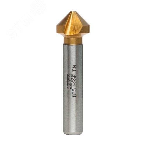 Изображение товара Зенковка по металлу 90° 16,5мм HSSE-Co5 TiN 3z (шт)