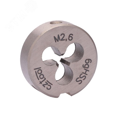 Изображение товара Плашка М2,6х0,45 HSS DIN22568 6g 16х5мм (шт)