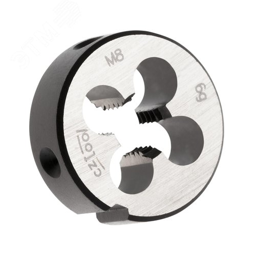 Изображение товара Плашка М8х1,25 115CrV3 DIN22568 6g 25х9мм (шт)