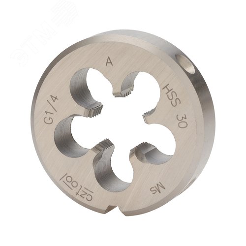 Изображение товара "Плашка трубная G 1/4""-19 HSS DIN24231A 38x10мм " (шт)